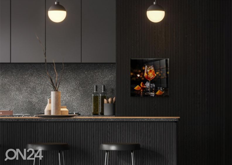 Lasikuva Aperol 30x30 cm kuvasuurennos