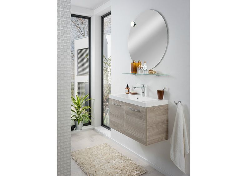 Lasinen seinähylly 80 cm kuvasuurennos