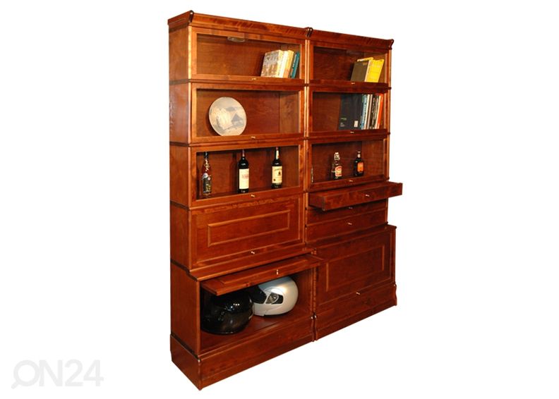 Lasiovinen pieni moduulihylly, koivu kuvasuurennos