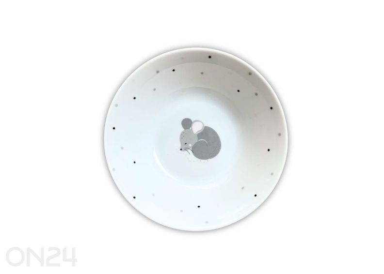 Lasten astiasto Hiiri kuvasuurennos