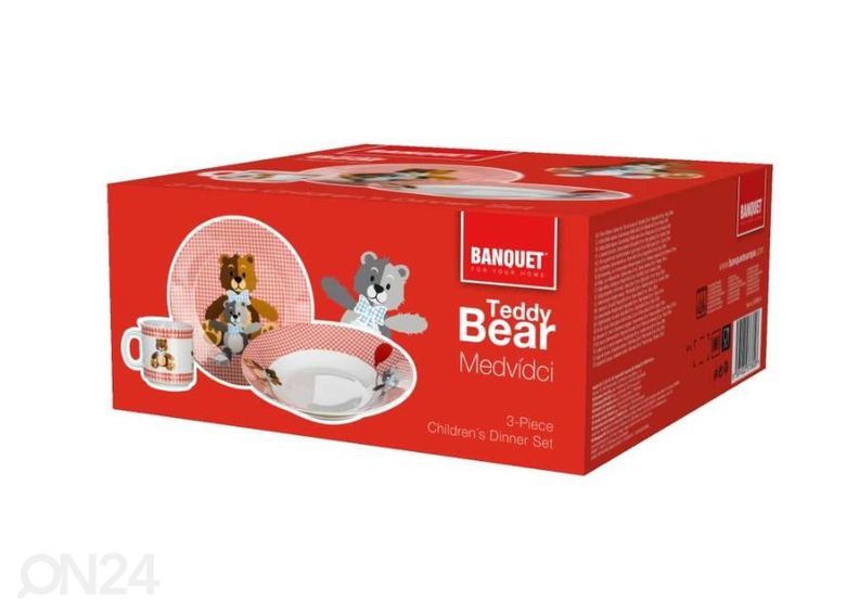 Lasten astiasto Karhu kuvasuurennos