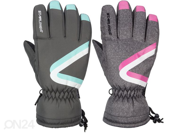 Lasten hiihtohanskat Taslan Jr Sterre Starling kuvasuurennos