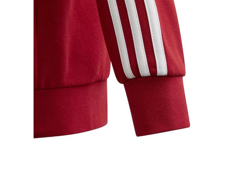 Lasten huppari adidas Essentials 3S Full Zip Hoodie Jr EI7995 kuvasuurennos