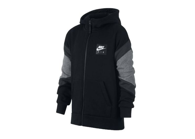 Lasten huppari Nike Air Hoodie FZ Junior 939635-010 kuvasuurennos