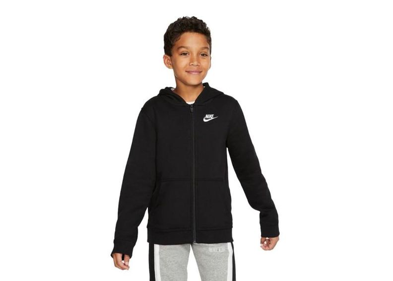 Lasten huppari Nike NSW Hoodie Club Jr BV3699-010 kuvasuurennos