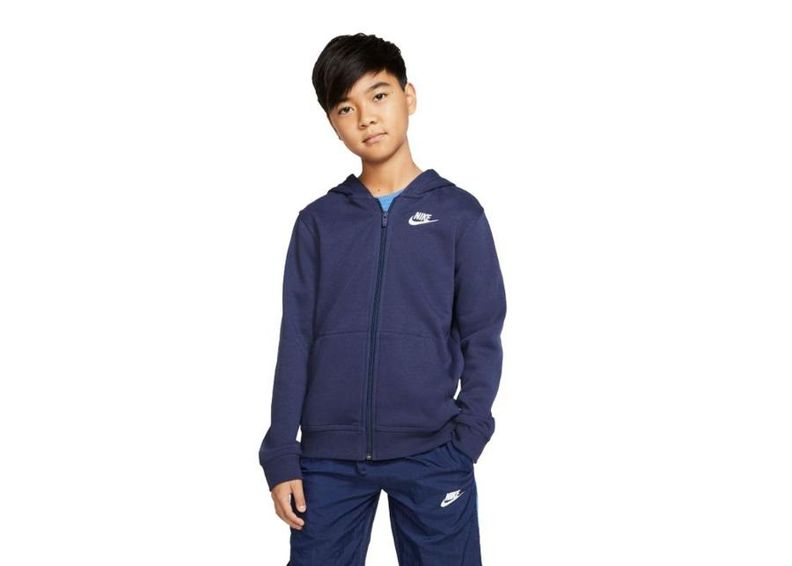 Lasten huppari Nike NSW Hoodie Club Jr BV3699-410 kuvasuurennos
