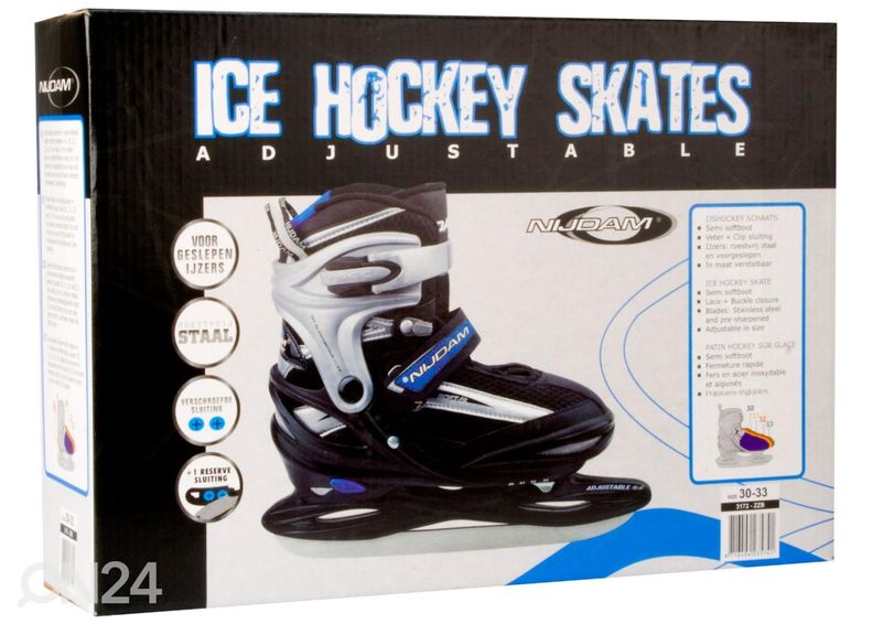 Lasten jääkiekkoluistimet Nijdam 8 kuvasuurennos
