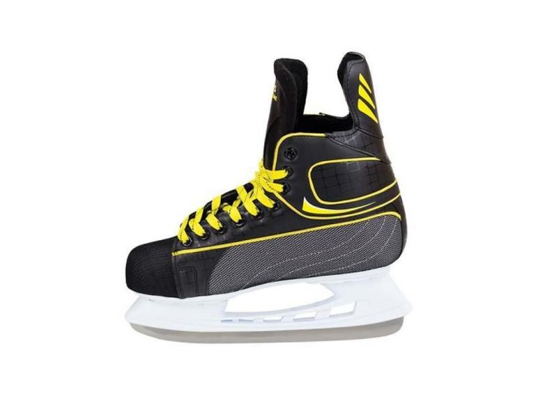 Lasten jääkiekkoluistimet Nils Extreme musta keltainen 38 NH8556 kuvasuurennos