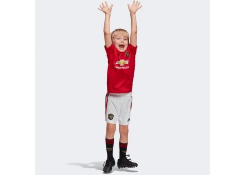 Lasten jalkapalloasu Nike Adidas Manchester United FC Home Mini JR DX8950 kuvasuurennos