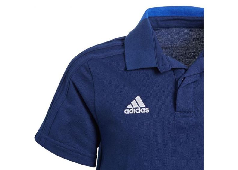 Lasten jalkapallopaita adidas Condivo 18 Cotton Polo Jr CF4368 kuvasuurennos