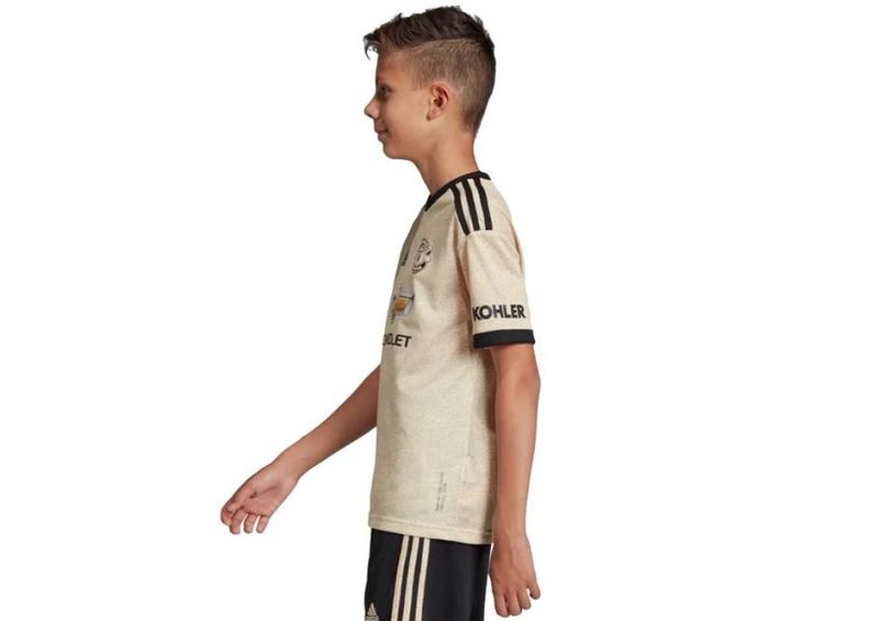 Lasten jalkapallopaita adidas Manchester FC Away JSY Y Junior DX8945 kuvasuurennos