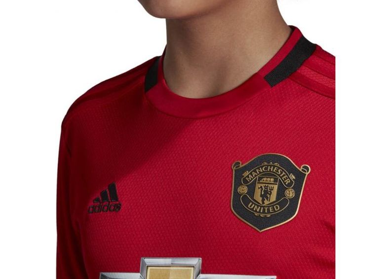 Lasten jalkapallopaita adidas Manchester United Home Jersey Jr DW4138 kuvasuurennos