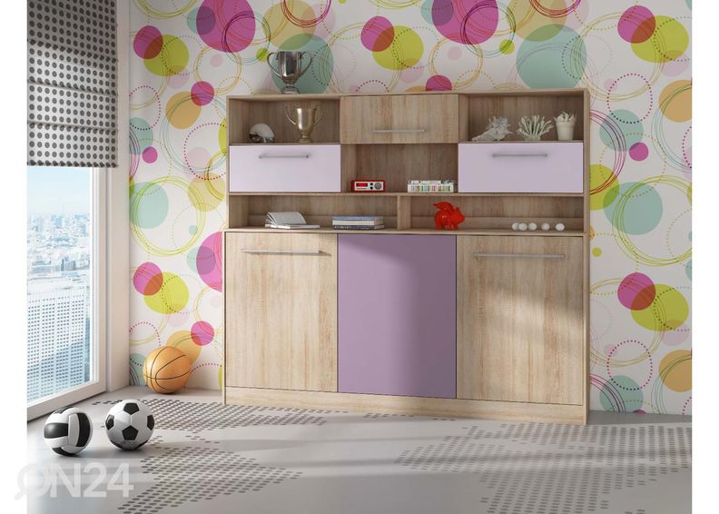 Lasten kaappisänky Mac 90x200 cm kuvasuurennos