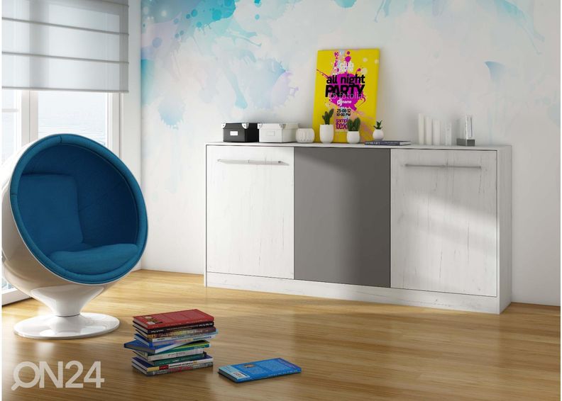 Lasten kaappisänky Mac 90x200 cm kuvasuurennos