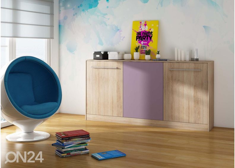 Lasten kaappisänky Mac 90x200 cm kuvasuurennos