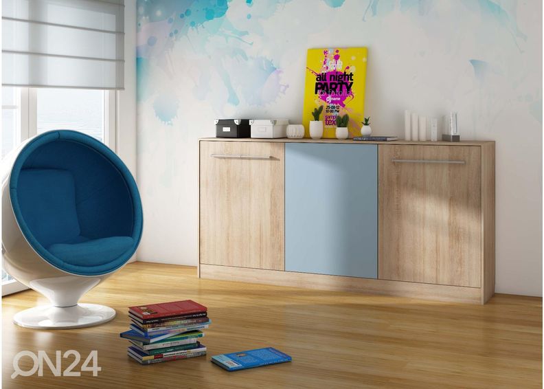 Lasten kaappisänky Mac 90x200 cm kuvasuurennos