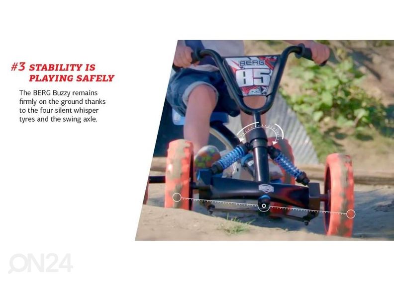 Lasten karting-auto BERG JEEP BUZZY SAHARA kuvasuurennos