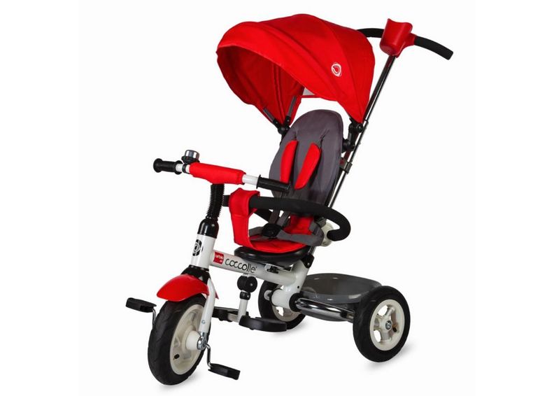 Lasten kolmipyöräinen polkupyörä Tow Bar Coccolle Urbio Air kuvasuurennos