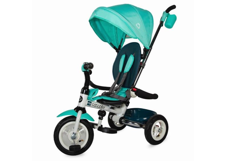 Lasten kolmipyöräinen polkupyörä Tow Bar Coccolle Urbio Air kuvasuurennos