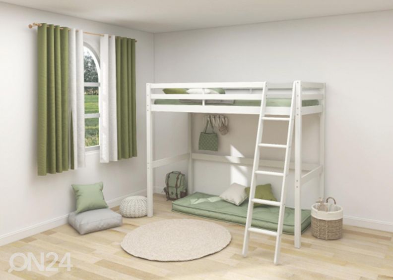 Lasten korkea parvisänky THUKA Actim, valkoinen kuvasuurennos
