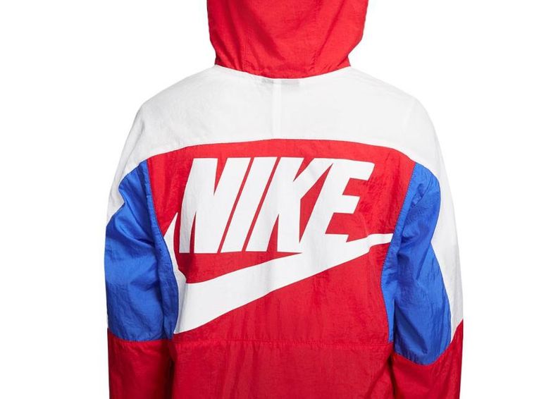 Lasten kuoritakki Nike Nsw Woven FZ Hoodie Jr CJ7895-657 kuvasuurennos