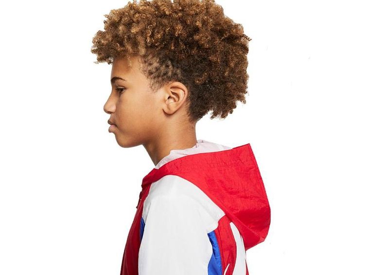 Lasten kuoritakki Nike Nsw Woven FZ Hoodie Jr CJ7895-657 kuvasuurennos