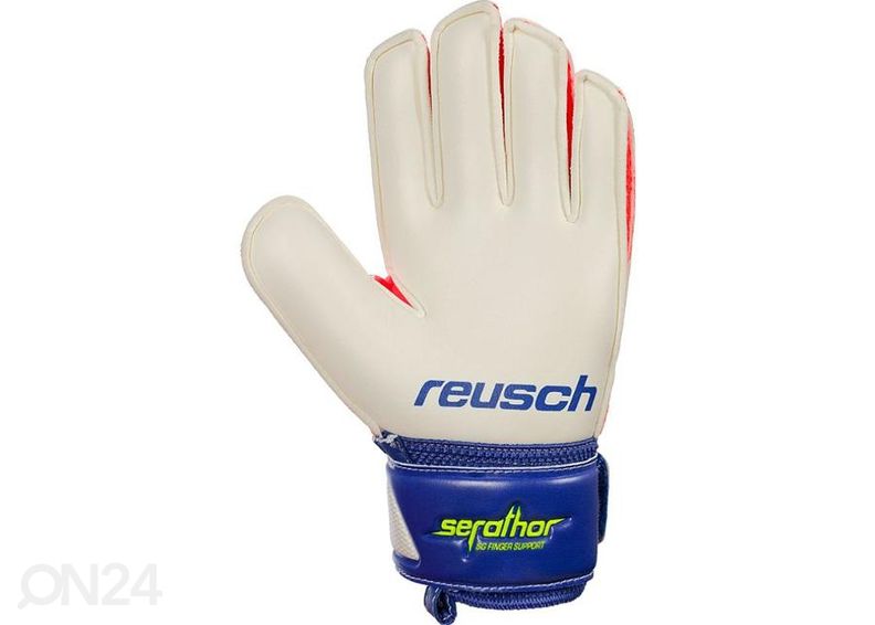 Lasten maalivahdin hanskat Reusch Serathor SG Finger Support Junior 37 72 810 456 kuvasuurennos