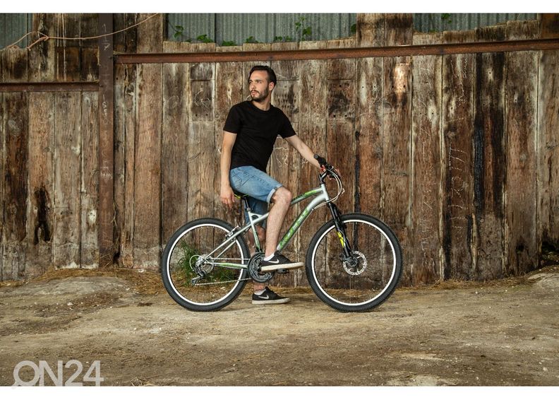 Lasten maastopyörä 26" Huffy Extent Matte Gunmetal kuvasuurennos