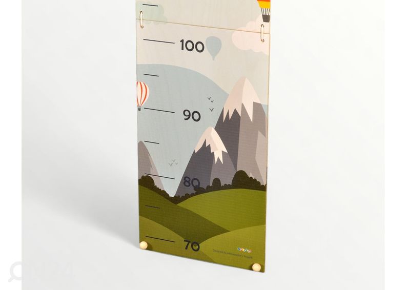 Lasten mittapuu Taivas kuvasuurennos