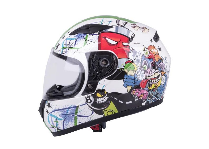 Lasten moottoripyöräkypärä W-TEC kuvasuurennos