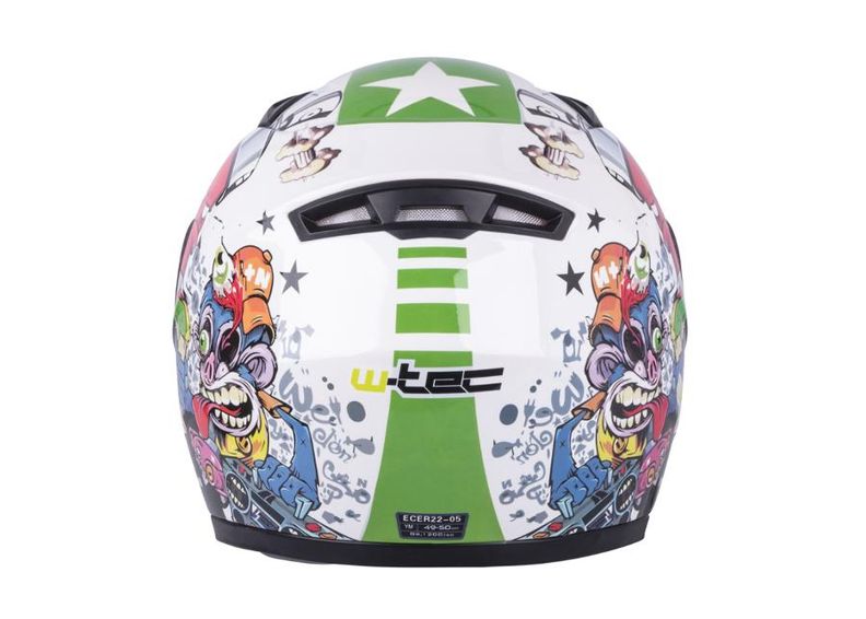 Lasten moottoripyöräkypärä W-TEC kuvasuurennos