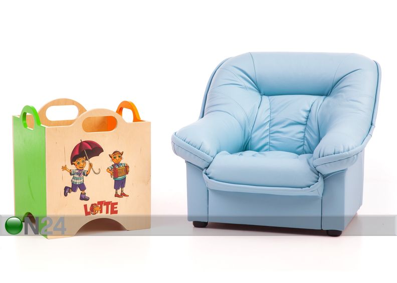 Lasten nojatuoli Mini Spencer + lelulaatikko Lotte kuvasuurennos