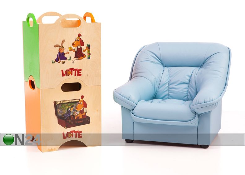 Lasten nojatuoli Mini Spencer + lelulaatikko Lotte kuvasuurennos