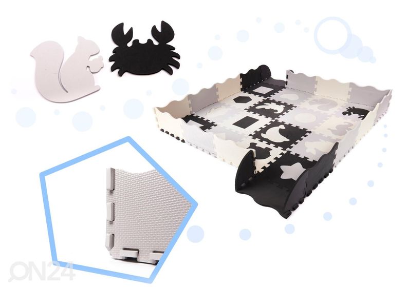 Lasten palamatto 36 kpl 143x143 cm kuvasuurennos