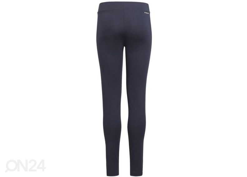 Lasten pitkät leggingsit Adidas D2M 3 Stripes Tight kuvasuurennos