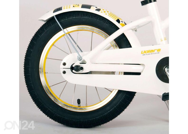 Lasten polkupyörä 14" Volare Miracle Cruiser valkoinen kuvasuurennos