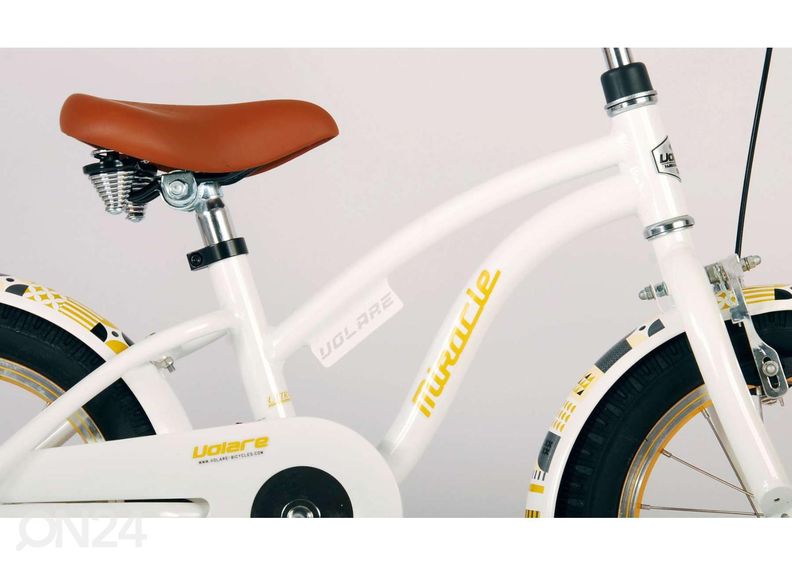Lasten polkupyörä 14" Volare Miracle Cruiser valkoinen kuvasuurennos