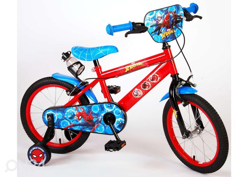 Lasten polkupyörä 16" Spiderman 2-käsijarrua kuvasuurennos