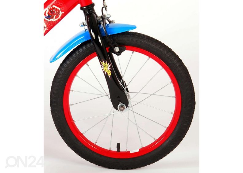 Lasten polkupyörä 16" Spiderman 2-käsijarrua kuvasuurennos