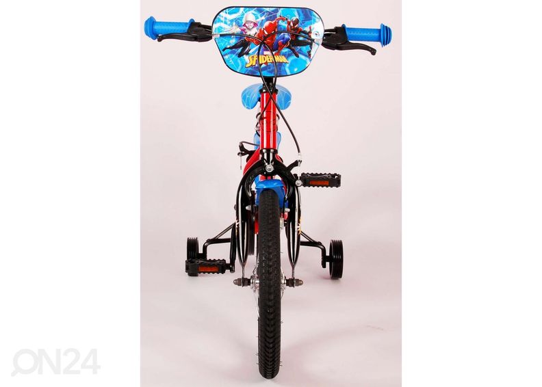 Lasten polkupyörä 16" Spiderman 2-käsijarrua kuvasuurennos