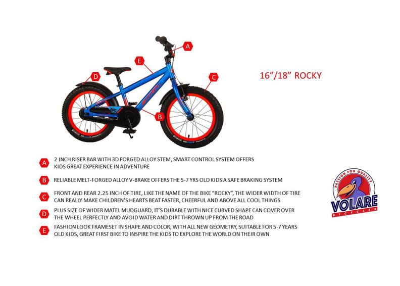 Lasten polkupyörä 18" Volare kuvasuurennos