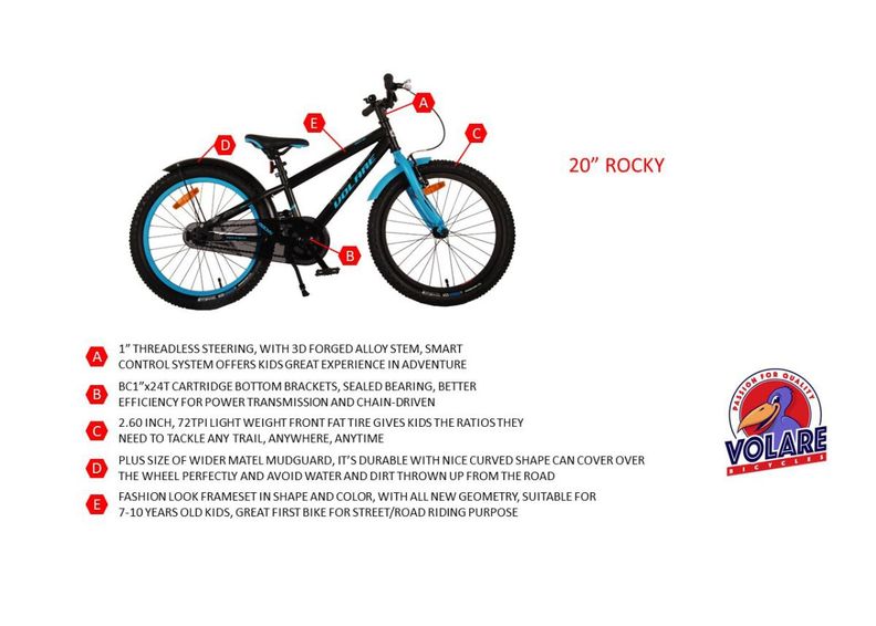 Lasten polkupyörä 20" Volare kuvasuurennos