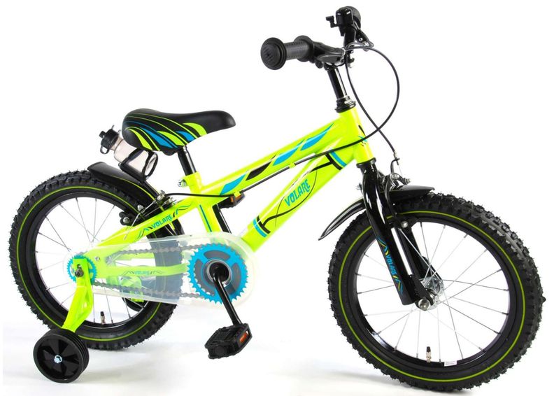 Lasten polkupyörä Electric Green 16 Volare kuvasuurennos