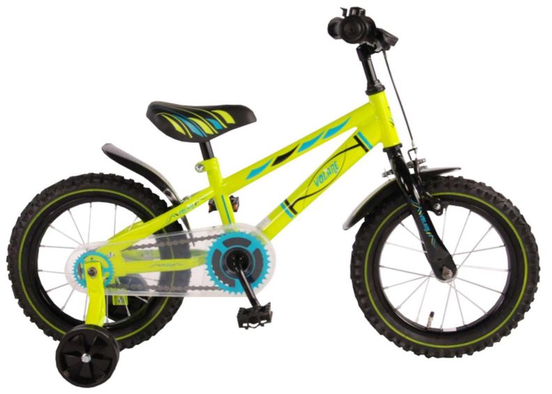 Lasten polkupyörä Electric roheline 14 tuumaa Volare kuvasuurennos