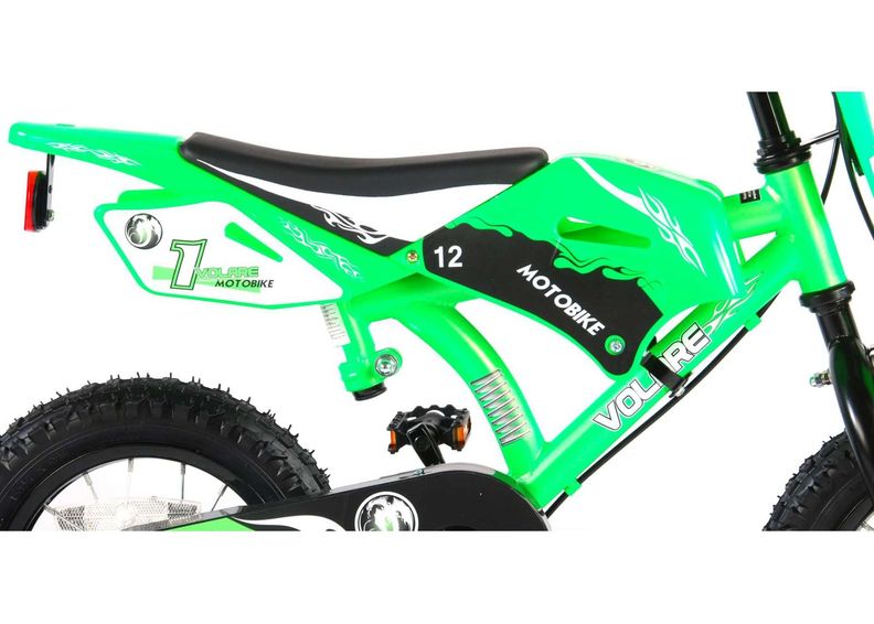 Lasten polkupyörä Motobike Green 12" Volare kuvasuurennos