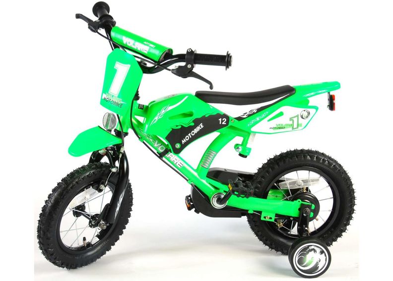 Lasten polkupyörä Motobike Green 12" Volare kuvasuurennos