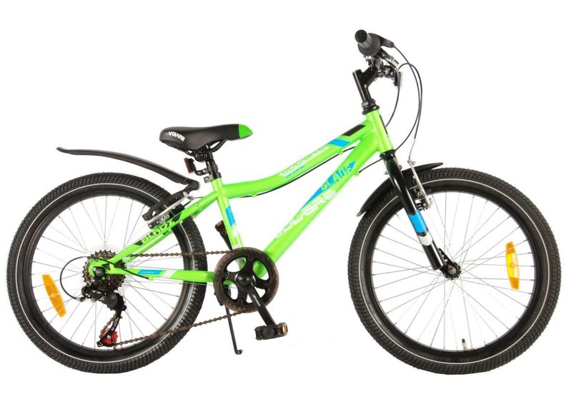 Lasten polkupyörä Volare Blade vihreä 20" kuvasuurennos