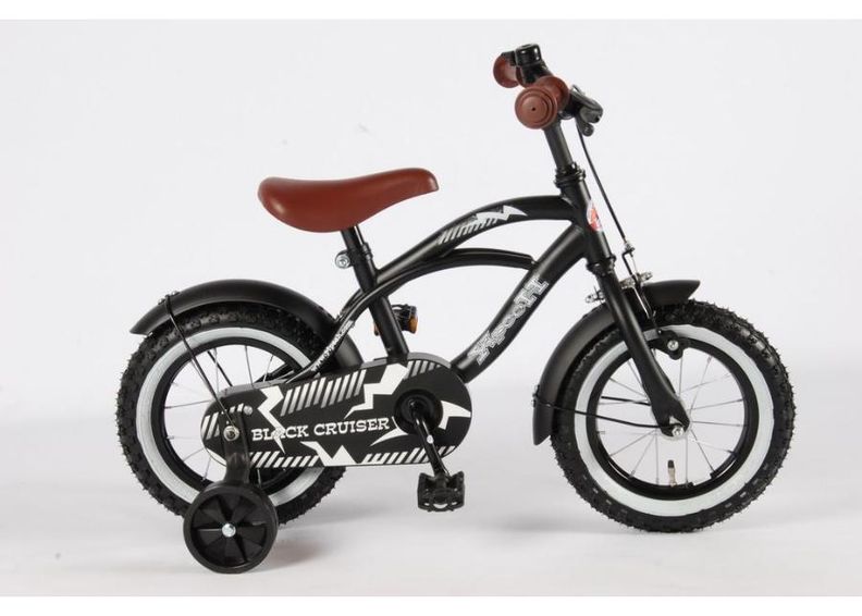 Lasten polkupyörä Yipeeh musta Cruiser 12" Volare kuvasuurennos