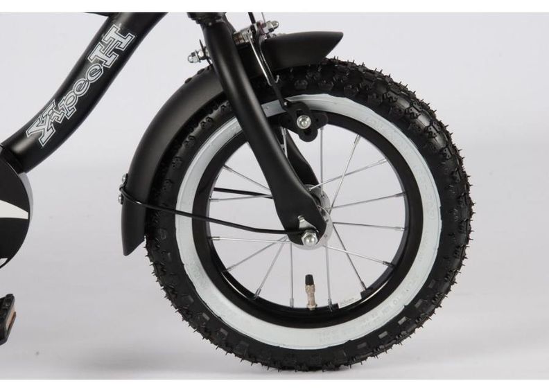 Lasten polkupyörä Yipeeh musta Cruiser 12" Volare kuvasuurennos