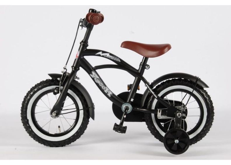Lasten polkupyörä Yipeeh musta Cruiser 12" Volare kuvasuurennos